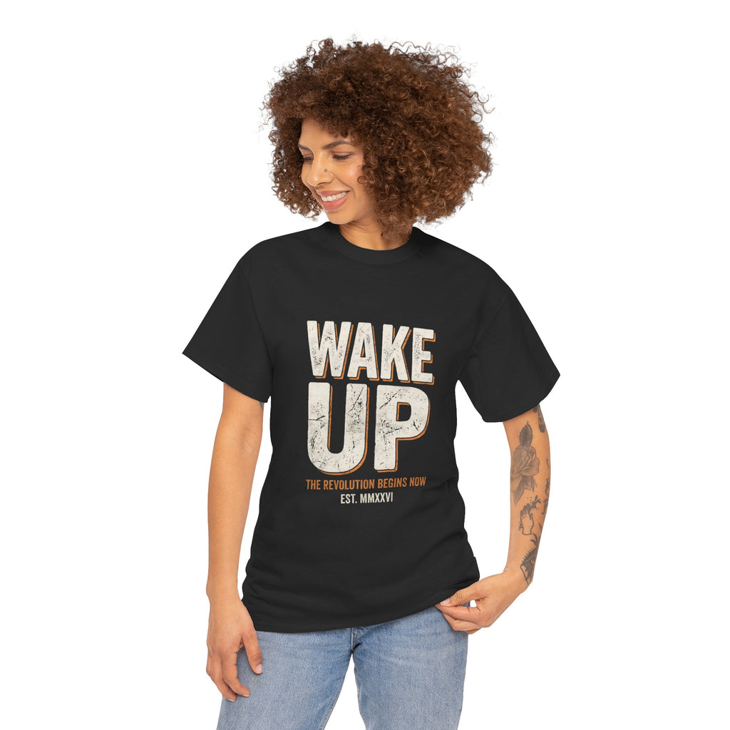 WAKE UP | Unisex Heavy Cotton Tee