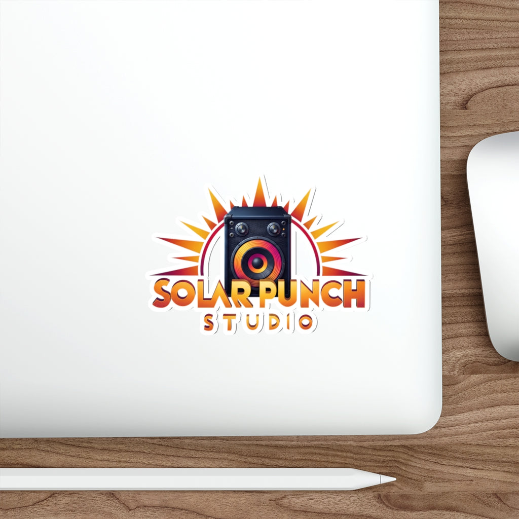 SOLAR PUNCH (White) | Die-Cut Stickers