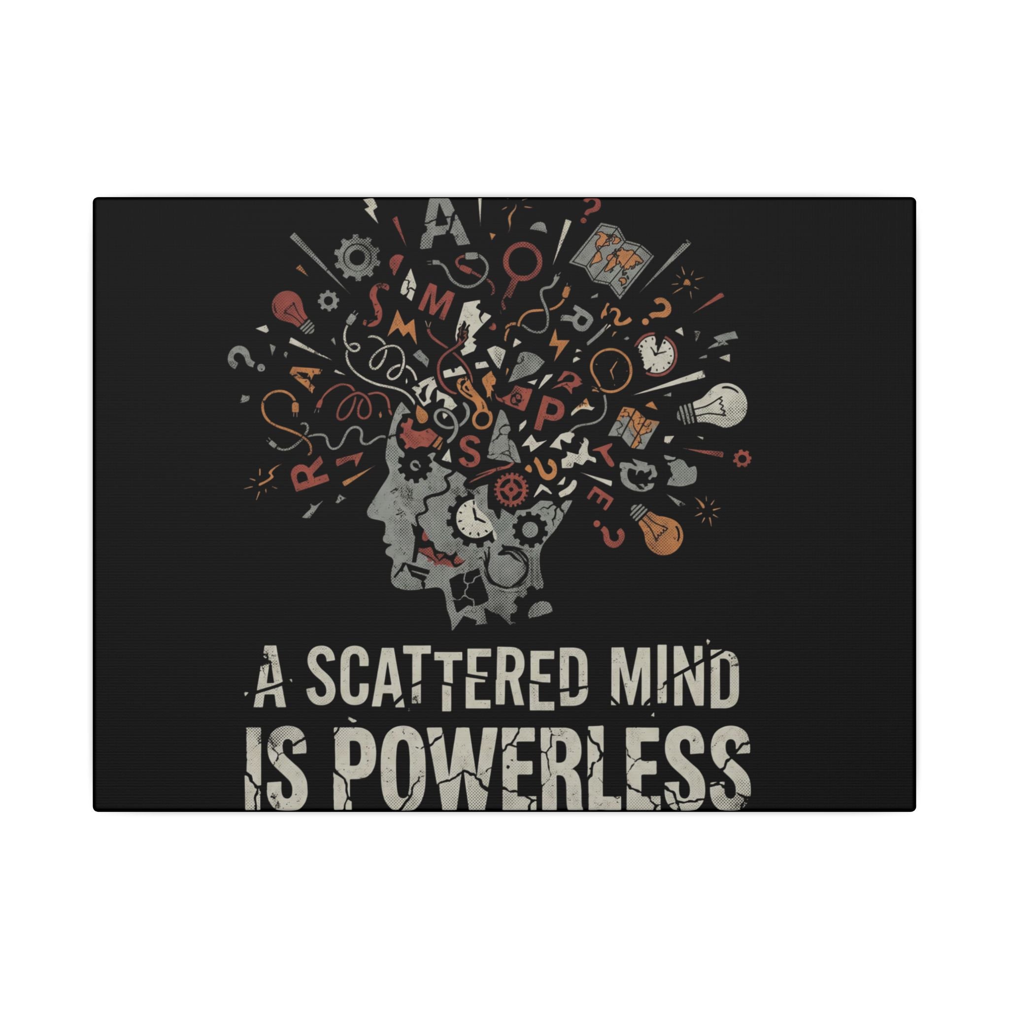 SCATTERMIND | Matte Canvas, Stretched, 0.75" (Multi-Size)