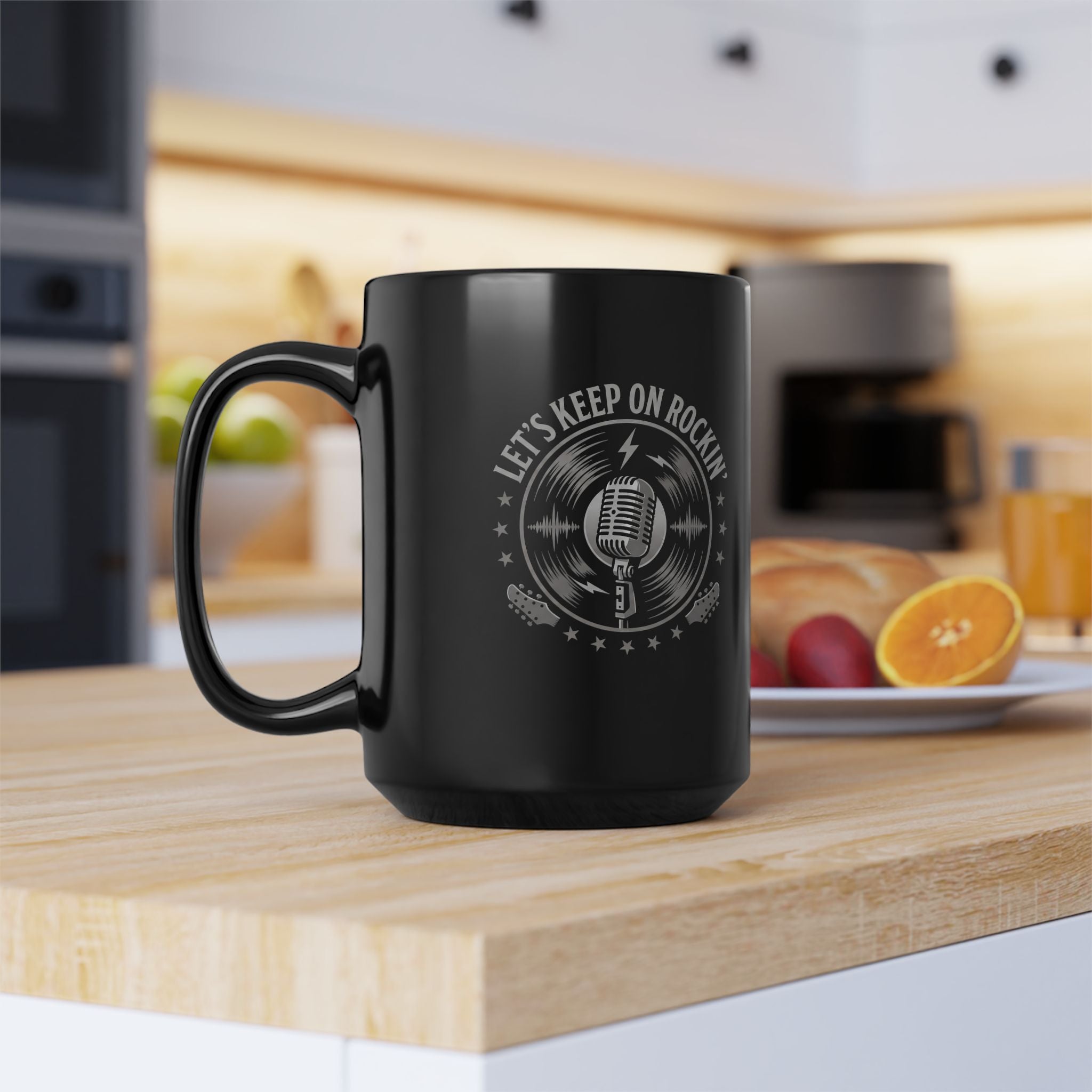 ROCKIN' | Black Mug (11oz, 15oz)