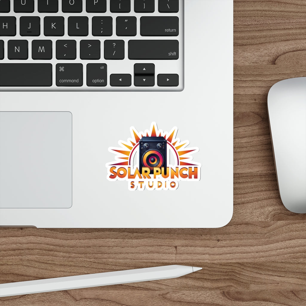 SOLAR PUNCH (White) | Die-Cut Stickers