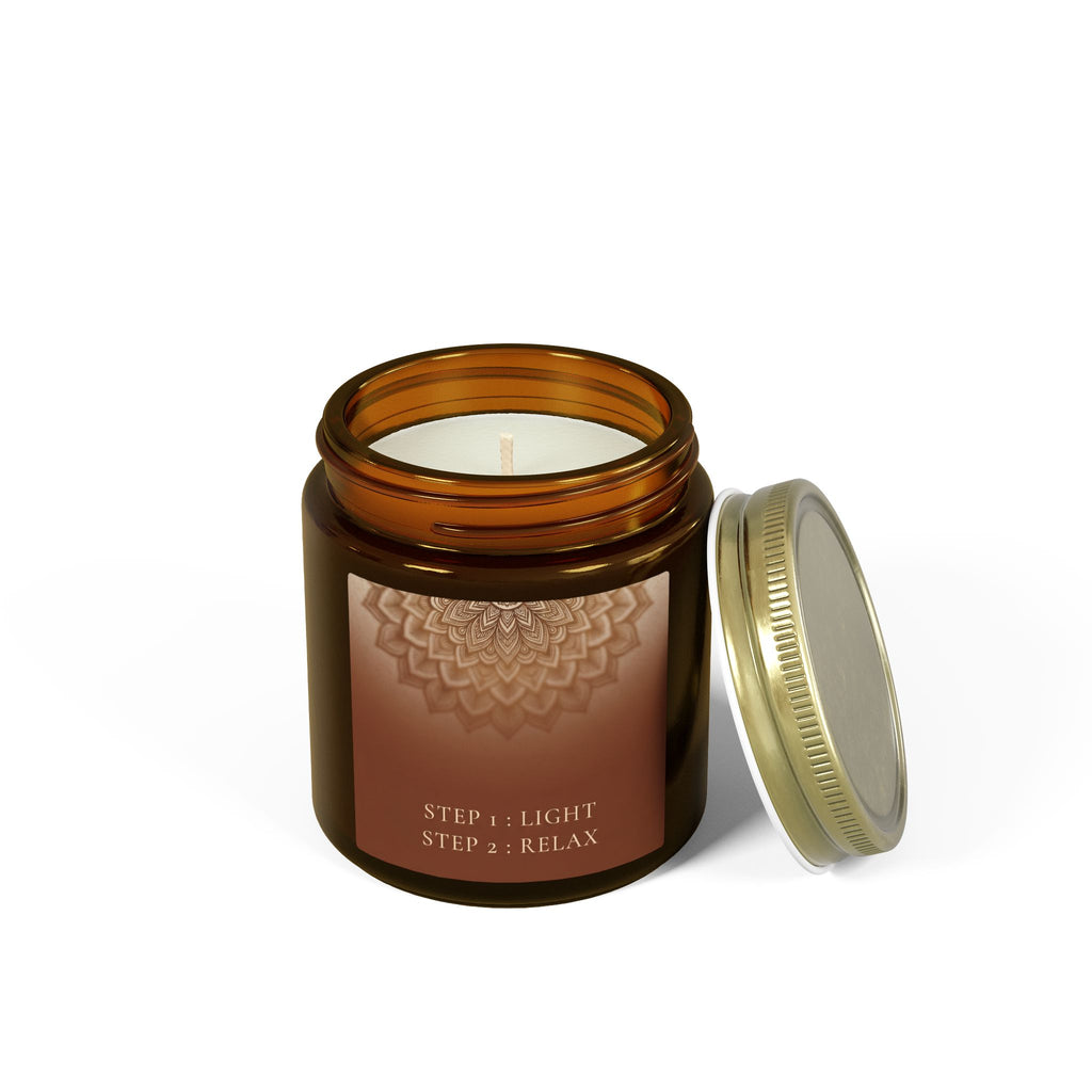 RELAX | Scented Candles, Coconut Apricot Wax (4oz, 9oz)