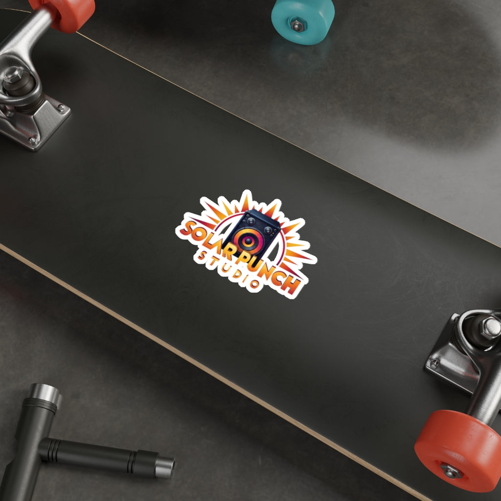 SOLAR PUNCH (White) | Die-Cut Stickers