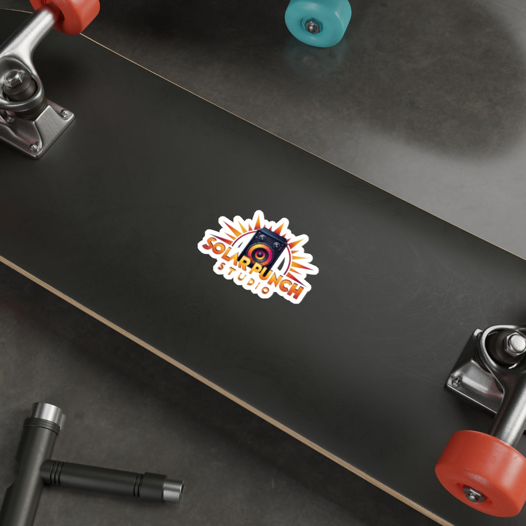 SOLAR PUNCH (White) | Die-Cut Stickers