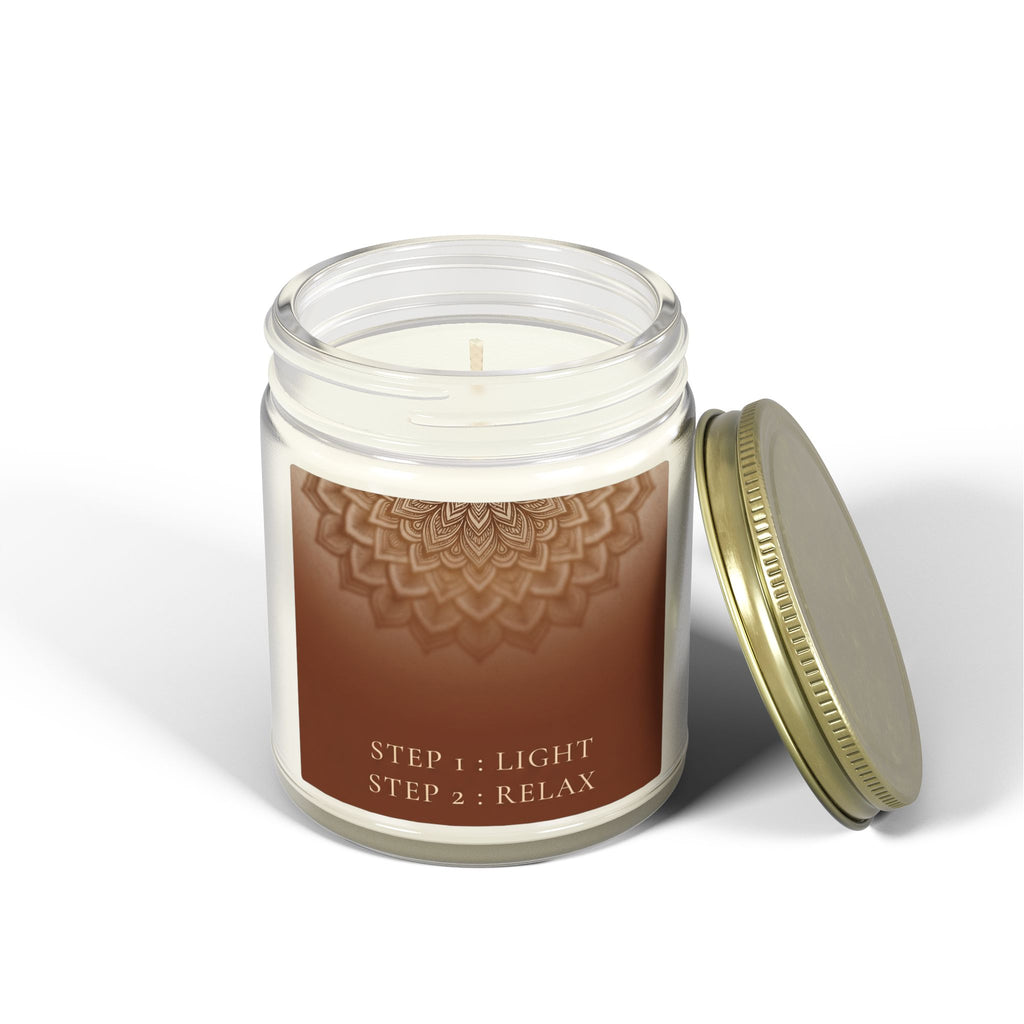 RELAX | Scented Candles, Coconut Apricot Wax (4oz, 9oz)